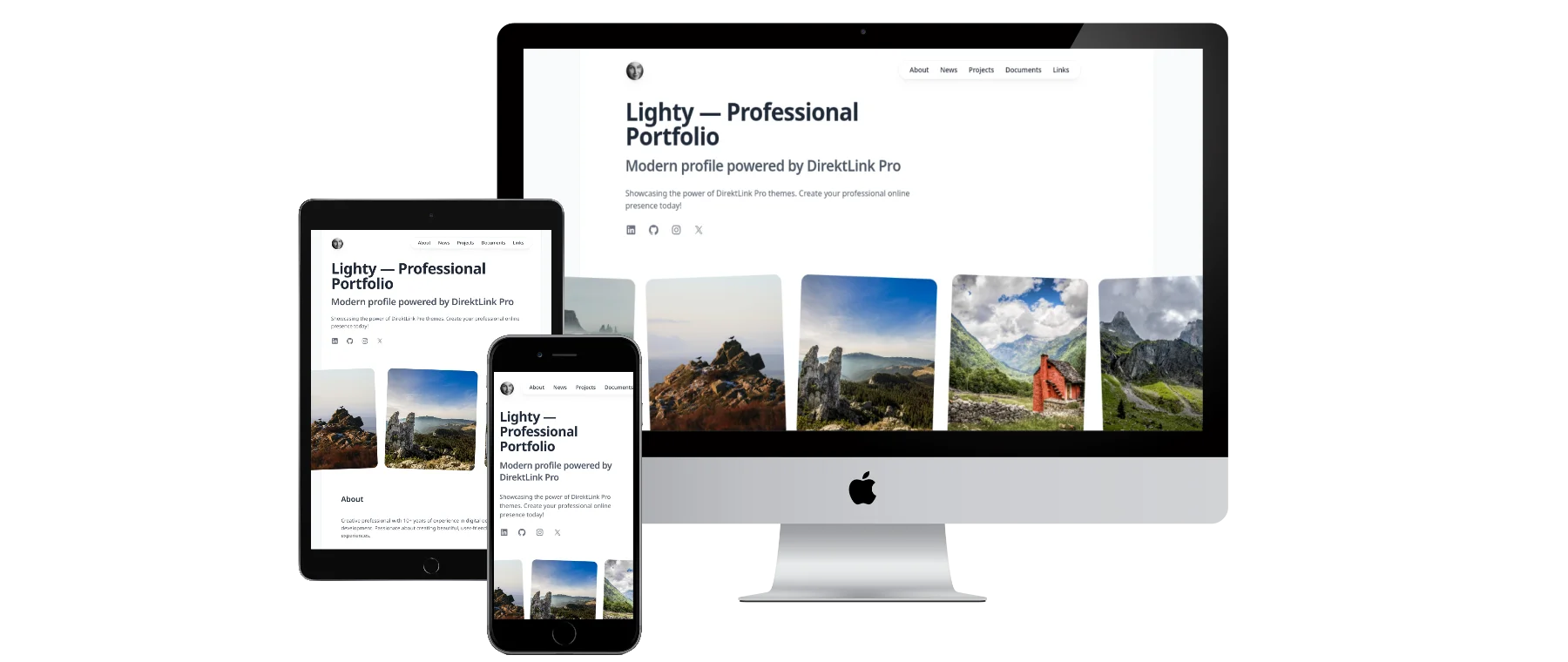 Lighty Theme Preview